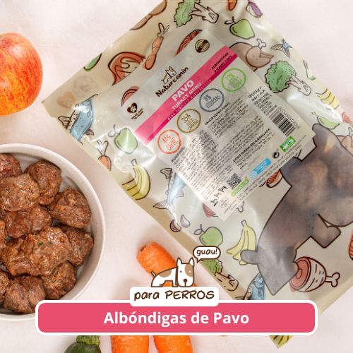 Naturcanin albóndigas pavo 900g (congelado)