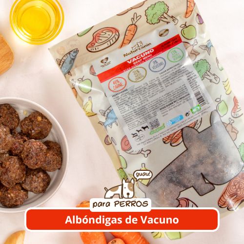 Naturcanin albóndigas vacuno 900g (congelado)