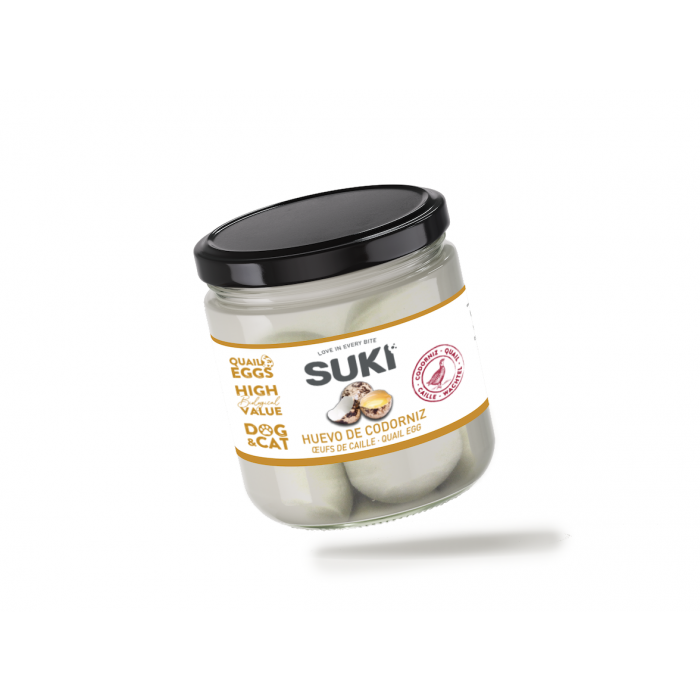 Suki huevo de cordoniz tarros 8 huevos