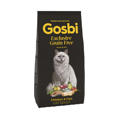 Gosbi Exclusive Grain Free Chicken & Fish Cat Adult