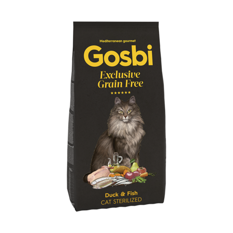 Gosbi Exclusive Grain Free Duck & Fish Cat Sterilized