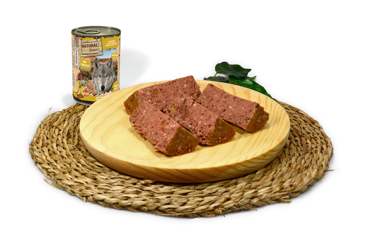 CANGURO CON PIÑA,MANGO Y ESPIRULINA 400G