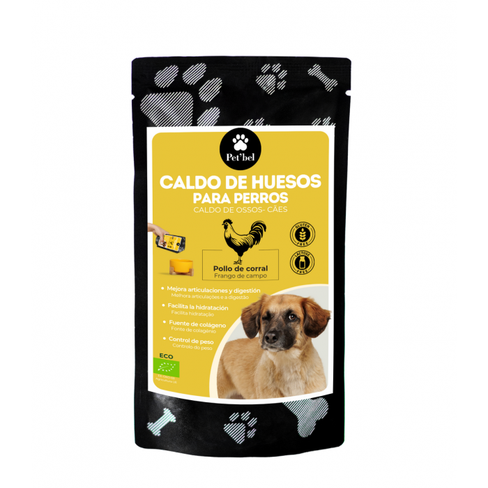 CALDO DE HUESOS DE POLLO PARA PERRO 230ml