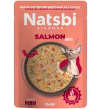 NATSBI CAT STEAMED SALMON 80 g