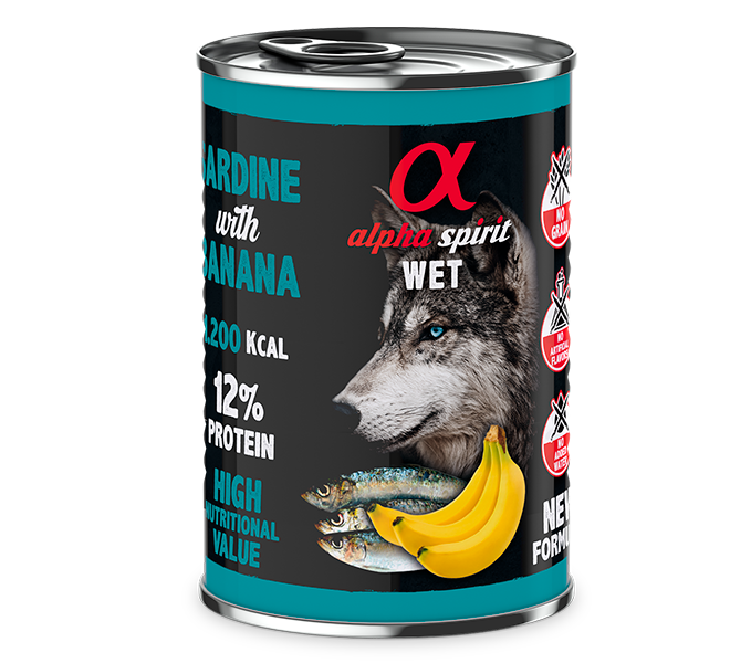 Apha Spirit Paté de Sardina con Plátano para Perros