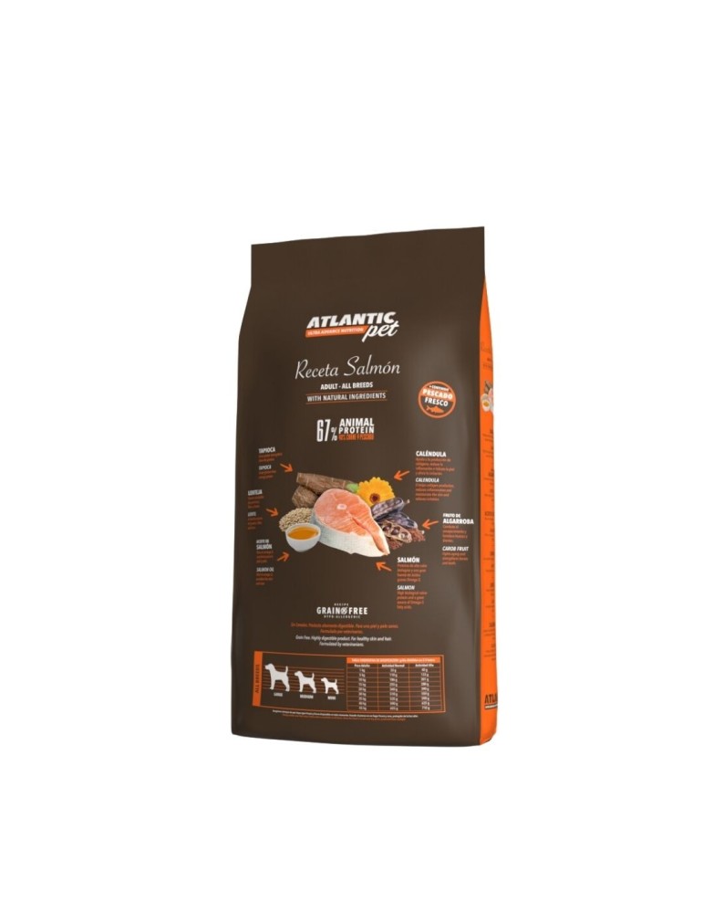 RECETA SALMON GRAIN FREE ATLANTIC PET