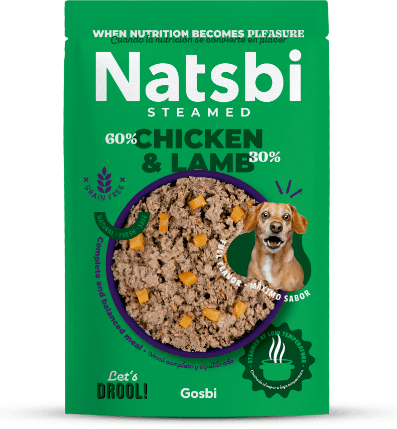 NATSBI STEAMED CHICKEN & LAMB 200gr 500gr