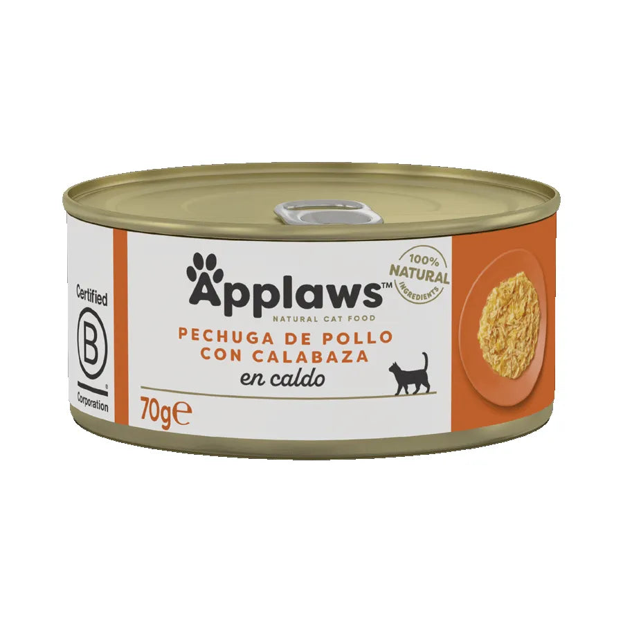 Applaws cat lata pollo con calabaza 70 g