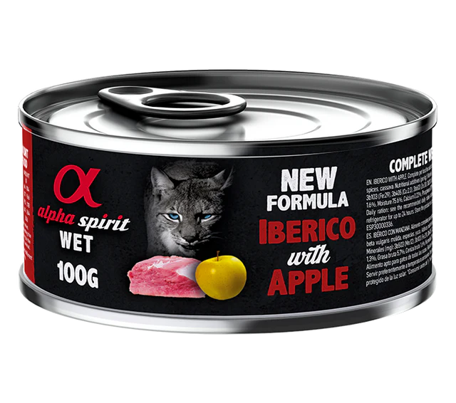 Paté de Cerdo con Manzana para gatos 100g