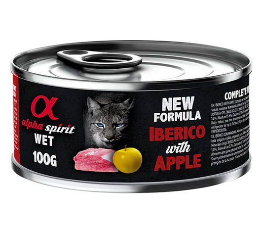 Paté de Cerdo con Manzana para gatos 100g