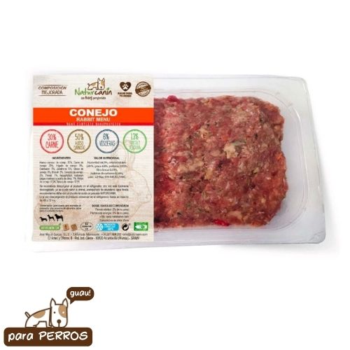 Naturcanin conejo 1kg ( congelado )