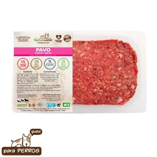 Naturcanin pavo 1kg ( congelado )