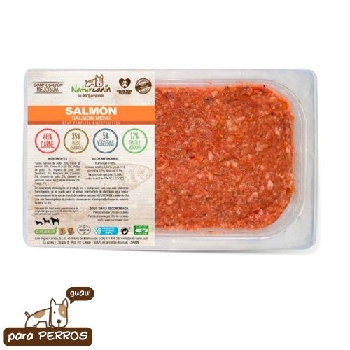 Naturcanin salmón 1kg ( congelado )
