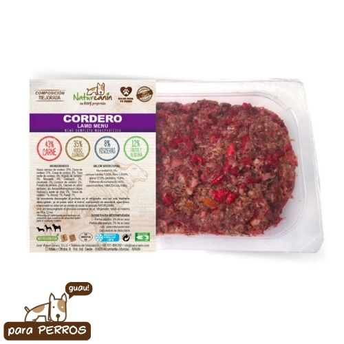 Naturcanin cordero puro 1kg ( congelado )