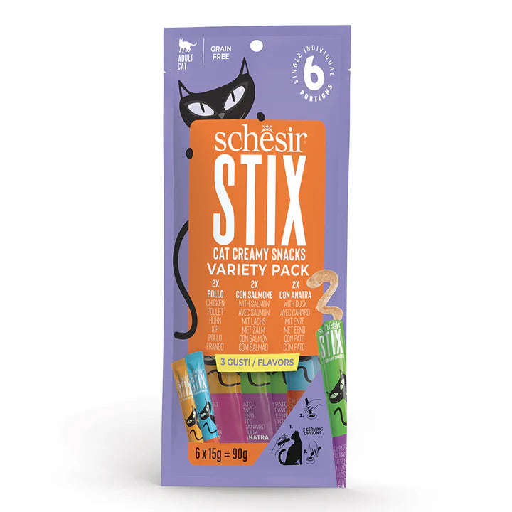 Schesir Stix Gustos variados en crema 90g