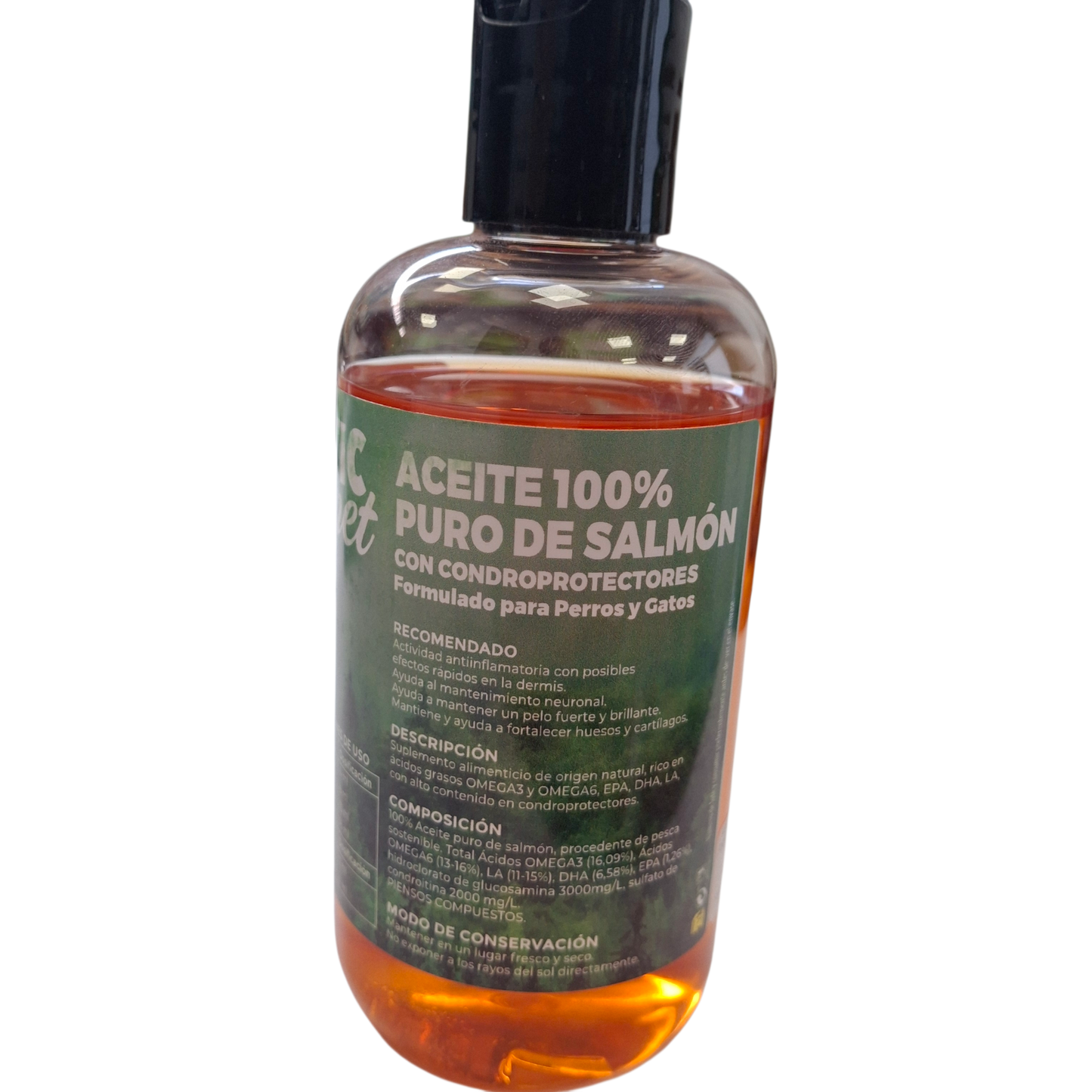 Aceite de salmón con condroprotectores (glucosamina/condroitina)