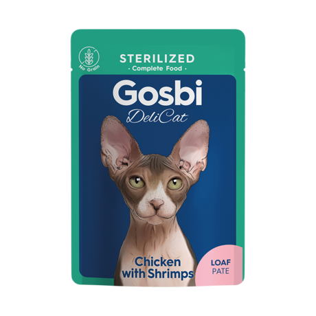 Gosbi Delicat sterilized chicken with shrimps loaf