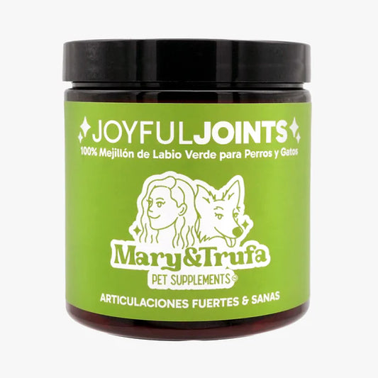 Mary&Trufa Joyful Joints 100 gr. Condroprotector Mejillón de Labio Verde . Apoyo Articulaciones, Ligamentos y Tendones.