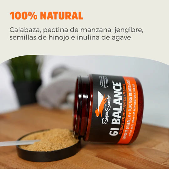 Super Snouts GI Balance 88 gr. Regulador Gastrointestinal 100% Natural. Prebiótico. Ayuda a microbiota.
