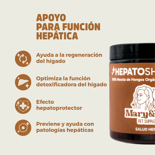 Mary&Trufa HepatoShrooms 75 G. Suplemento para la Salud Hepática.