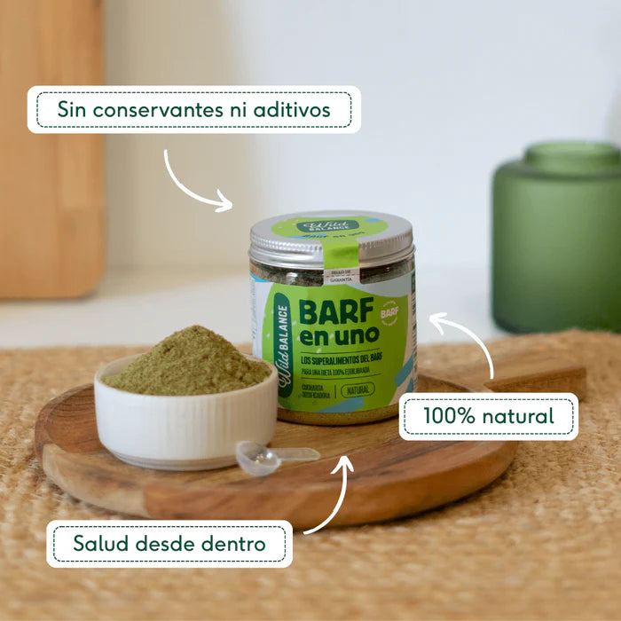 BARF EN UNO El suplemento indispensable en su alimentación