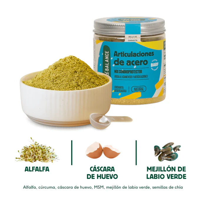 ARTICULACIONES DE ACERO Condroprotector natural