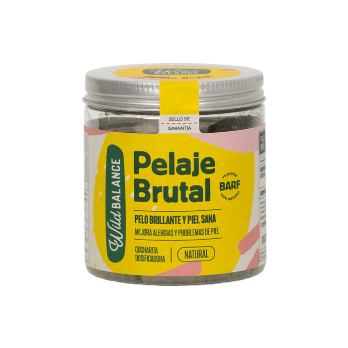 PELAJE BRUTAL Suplemento para la salud de la piel y el pelo