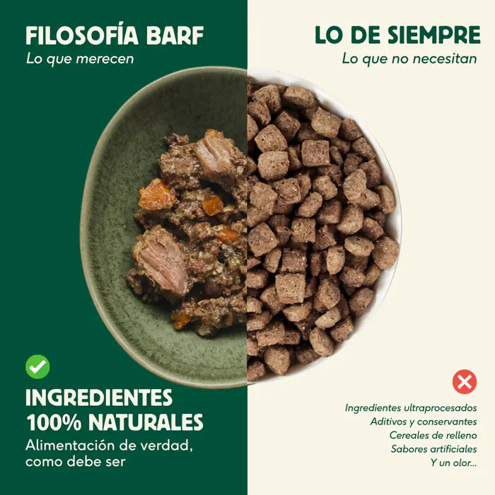 Lata de Ternera para perros 400g - Filosofía BARF