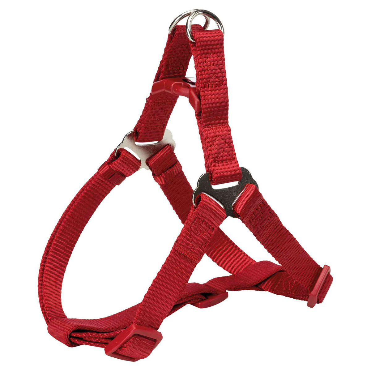 Trixie Arnés Petral New Premium Rojo para Perros | Cómodo, Ajustable y Resistente