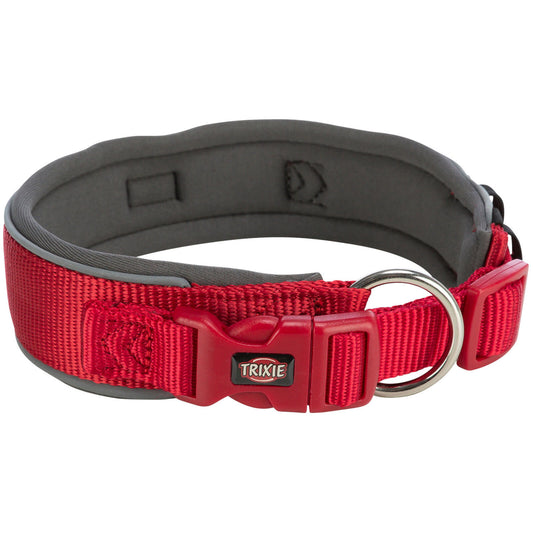 Trixie Collar para Perro Premium Rojo Acolchado con Neopreno