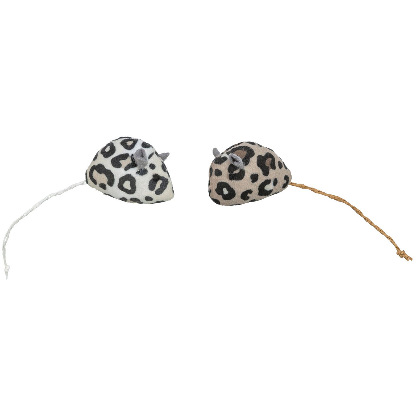 2 Ratón peluche para gato 5 cm