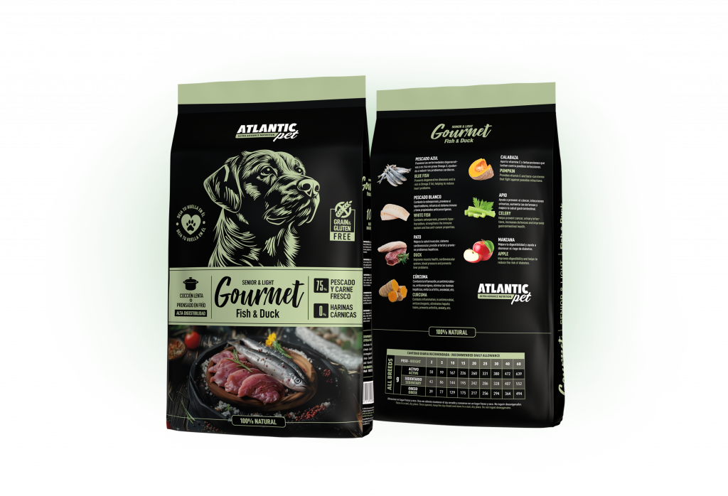 SEMIHUMEDO GOURMET SENIOR LIGHT FISH & DUCK