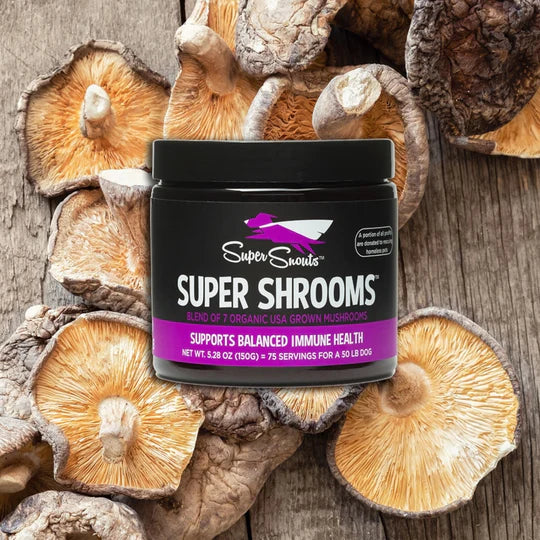 Super Snouts Super Shrooms. Regula y Refuerza el Sistema Inmune. Ayuda con alergias