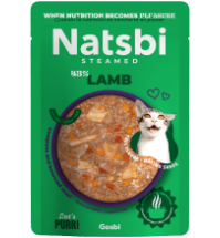 NATSBI CAT STEAMED LAMB 80 g