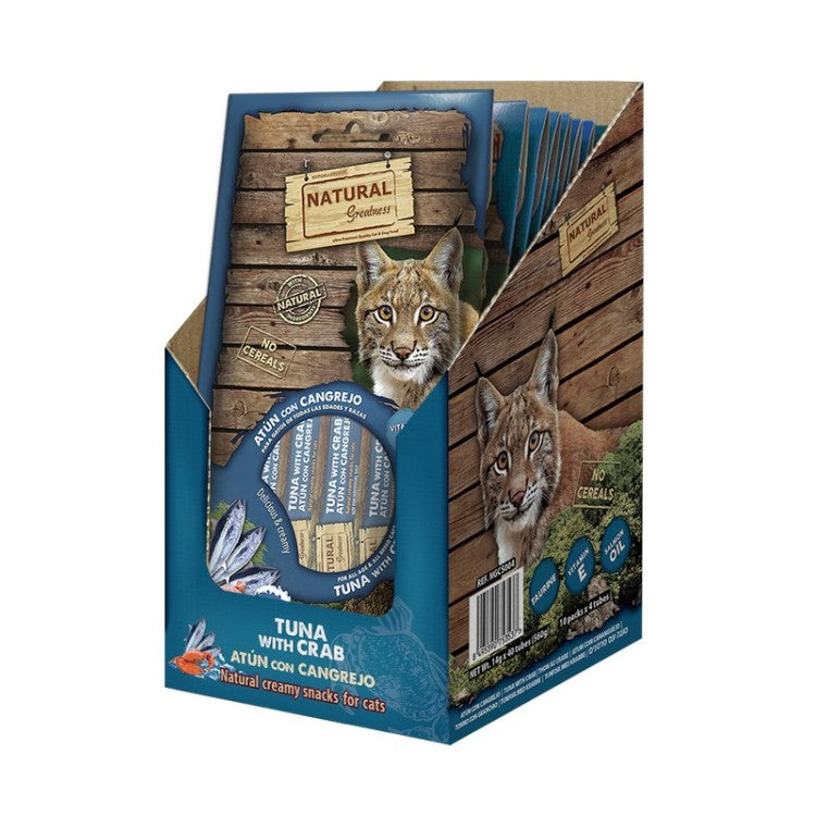 CREMA DE ATÚN CON CANGREJO PELO Y PIEL SUPPORT 14g x 4 tubos