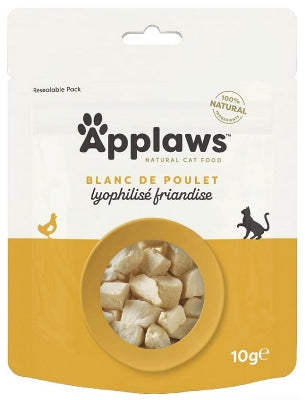 APPLAWS CAT SNACK PECHUGA DE POLLO LIOFILIZADO 10GR