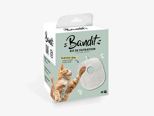 Kit de filtración para fuente de agua Bandit ( 4 filtro )