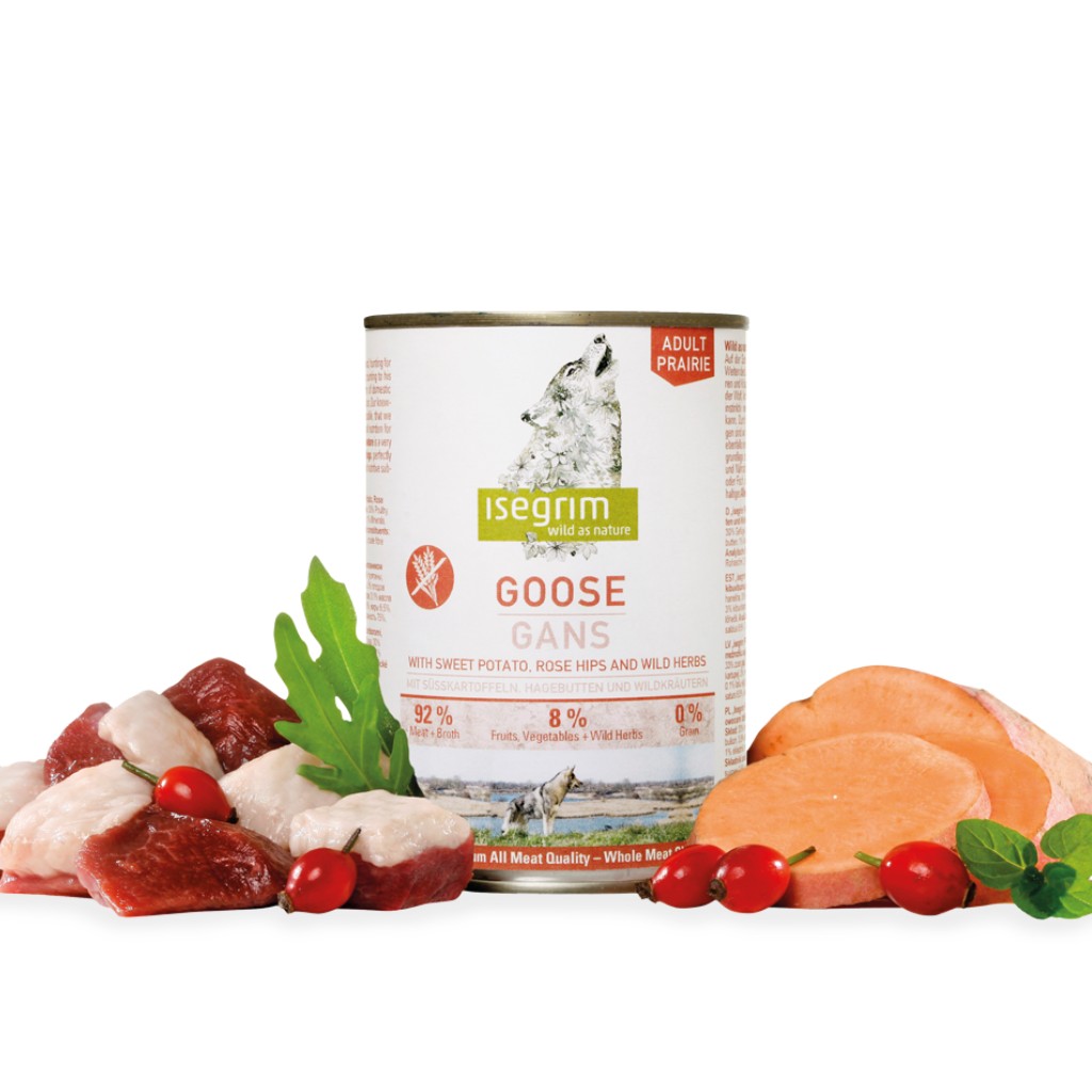 Isegrim Ganso comida húmeda para perros 400g