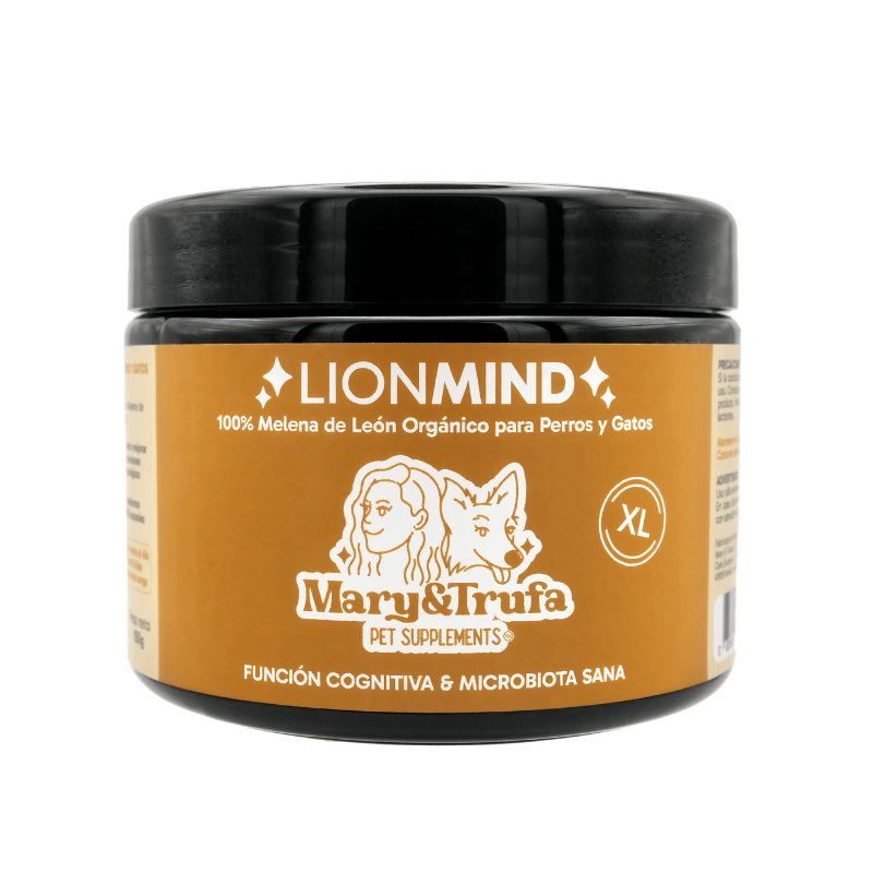 Mary & Trufa Suplemento LionMind  (Melena de León )XL 150gr- Perros y Gatos