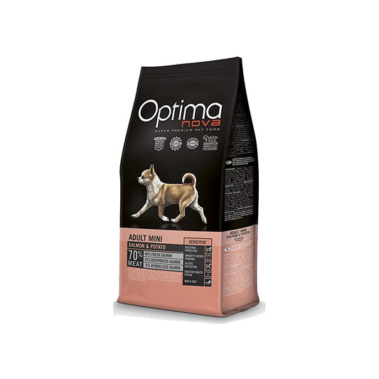 Optima nova adult mini sensitive salmón