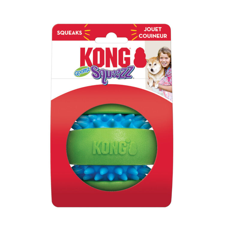 Kong Squeezz Goomz Pelota con relieve para perros