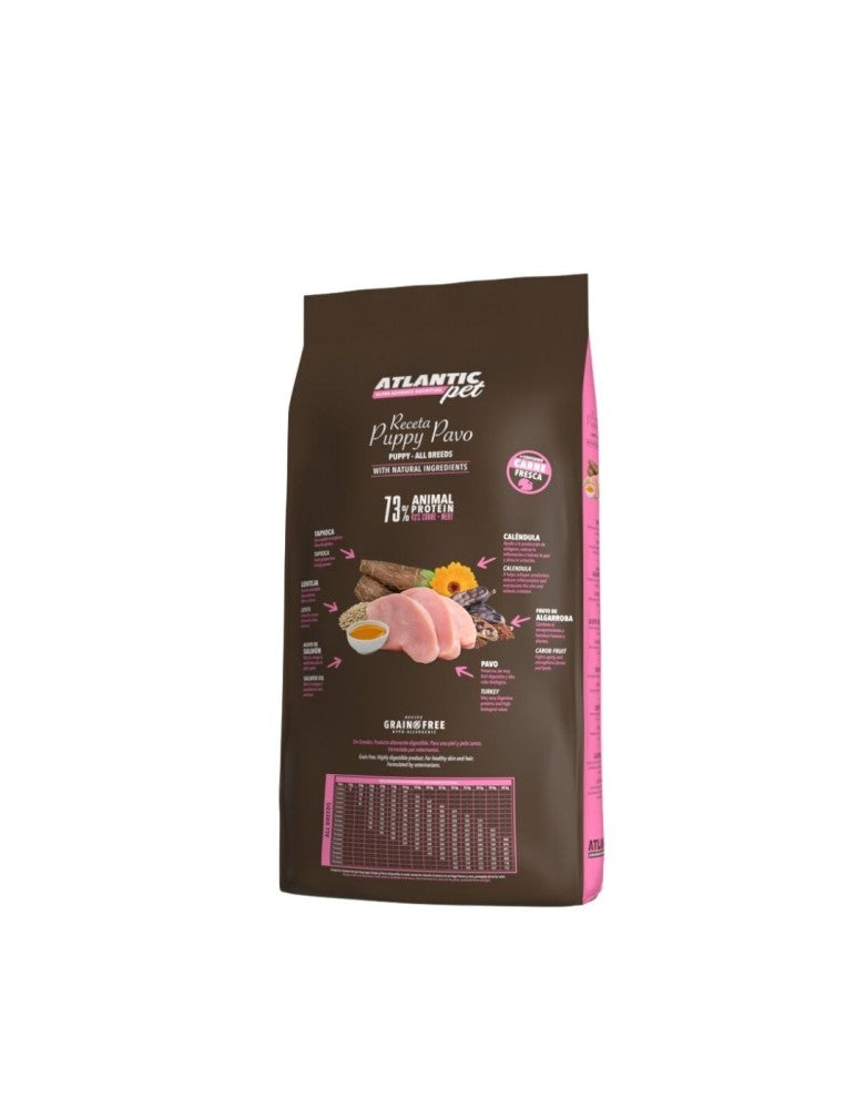 RECETA PUPPY PAVO GRAIN FREE ATLANTIC PET