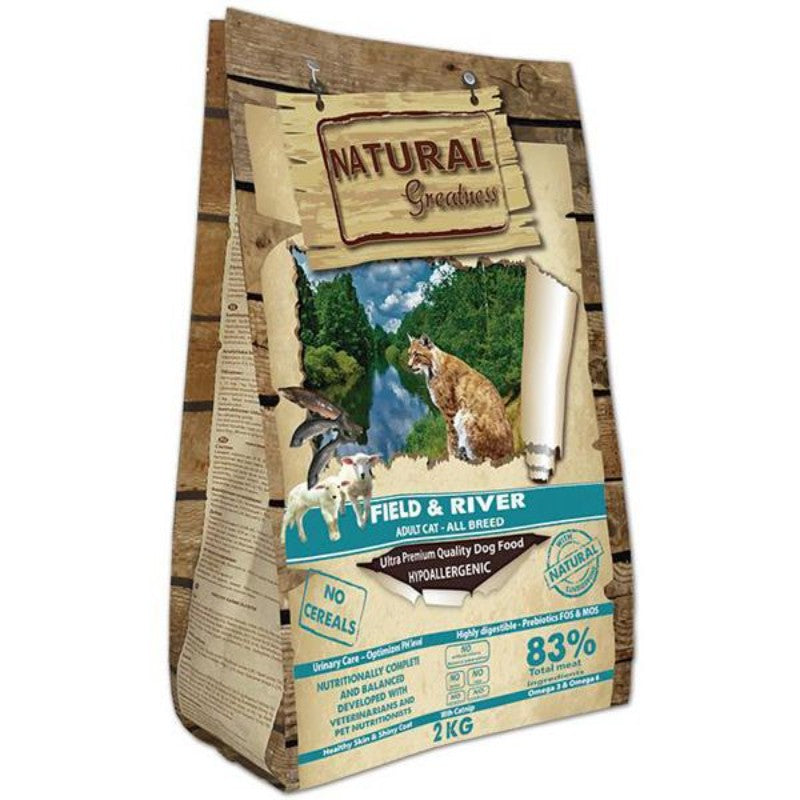 Receta cat field/river grain free  2kg