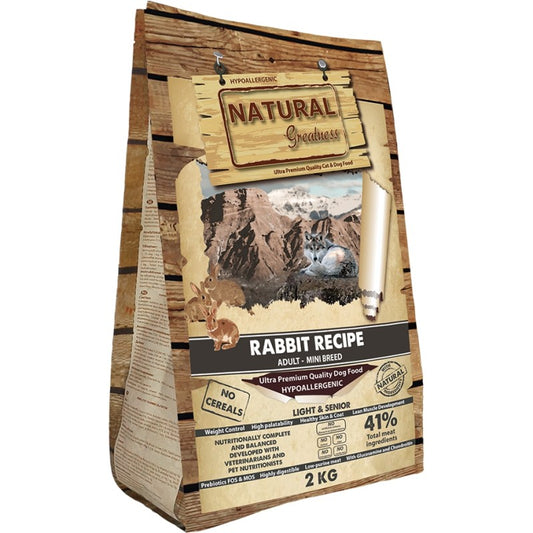 RECETA CONEJO LIGHT/FIT MINI GRAIN FREE 2 KG