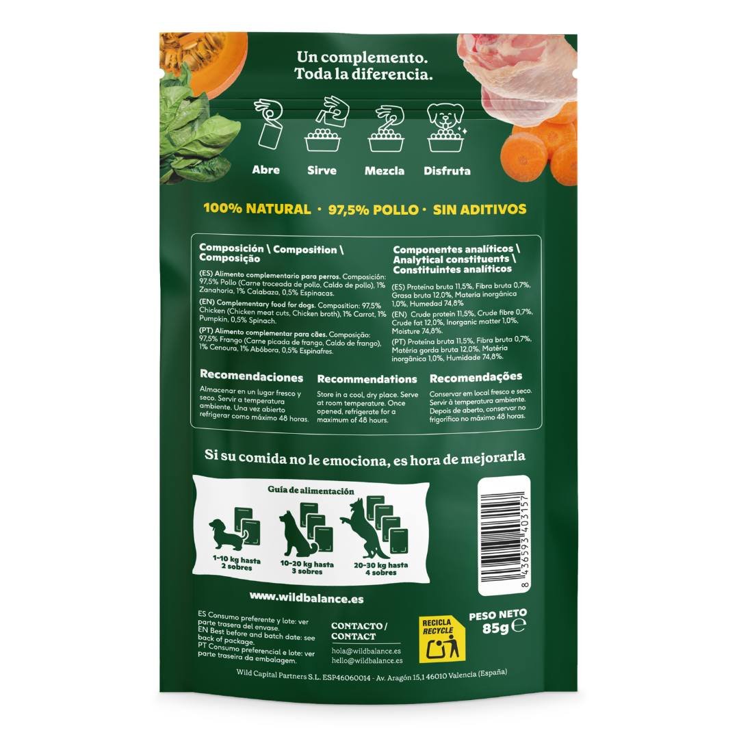 Wild Balance Topper Salda Pollo 85 gr