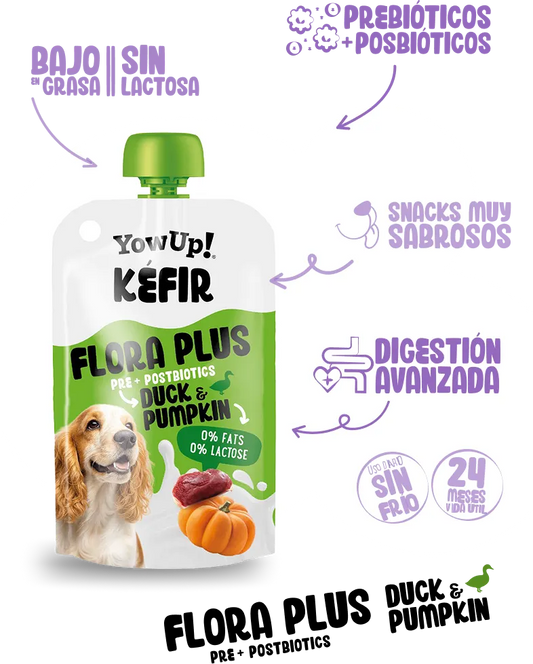 Kefir Pato Calabaza para Perro 115 G