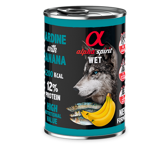 Apha Spirit Paté de Sardina con Plátano para Perros
