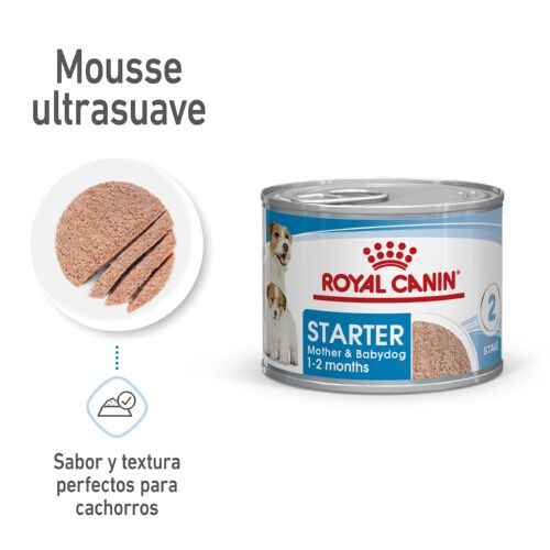Royal Canin Starter Mousse 195g Comida Húmeda Cachorros
