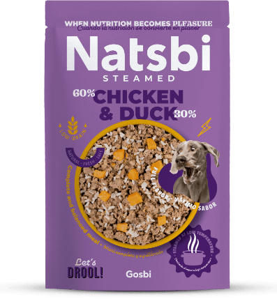 NATSBI STEAMED CHICKEN & DUCK 200gr 500 gr
